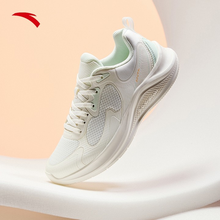 ANTA Stroll2 Women Cushion Running Shoes 9224C5518 Official Store — รองเท้ากีฬา แบรนด์ Anta ของแท้ 100% เช็คราคาจาก Shopee Lazada - รูปที่ 1