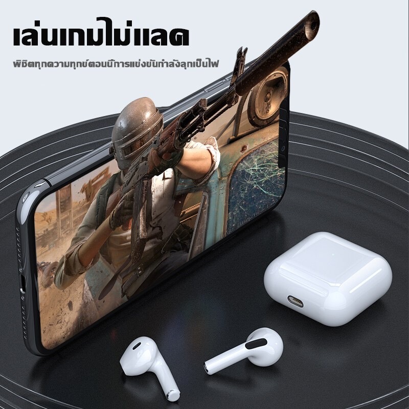 【1แถม1】🔥NEW🔥 TWSหูฟังบลูทูธ หูฟังบลูทูธไร้สาย หูฟังเกมส์บลูทูธ พร้อมกล่องชาร์จ เหมาะสําหรับ ไอโฟน ซัมซุง oppo vivo - 4