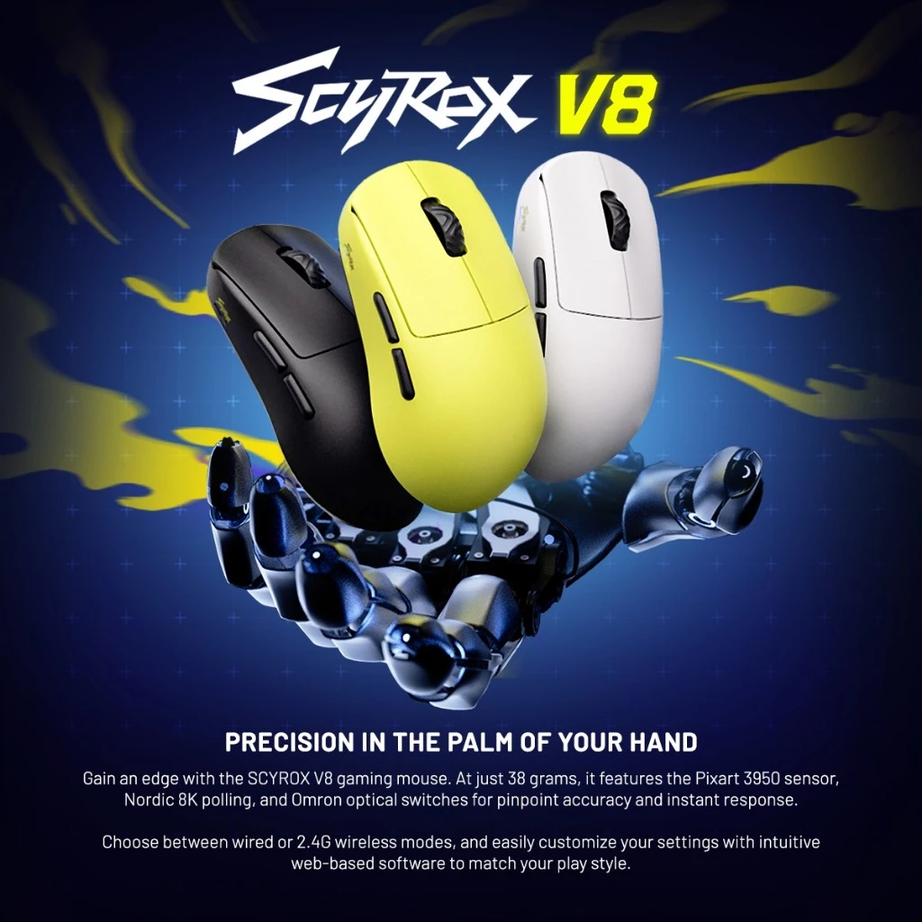 Scyrox V8 เมาส์ Superlight