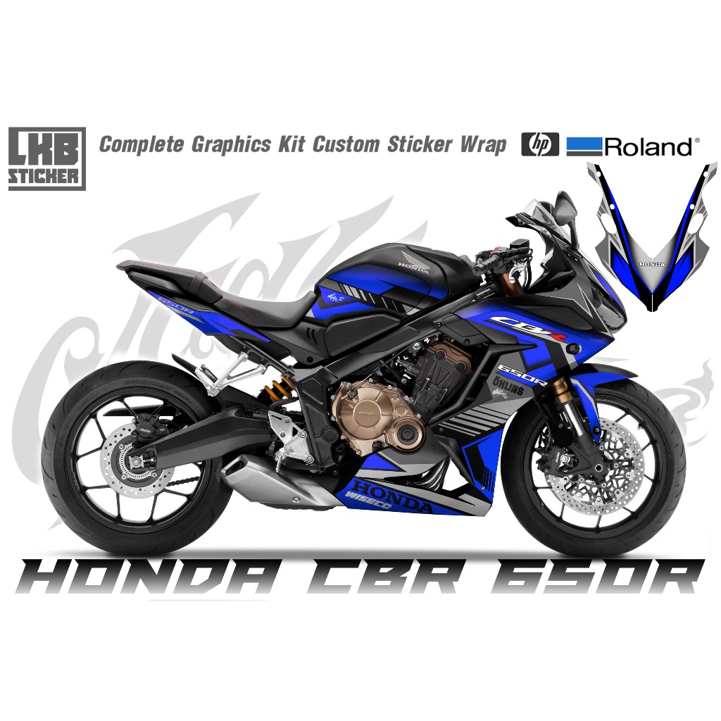 สติ๊กเกอร์แต่งลายรถ Honda Cbr 650R 2019 - 2023 ลาย LKB Racing V.2 ...
