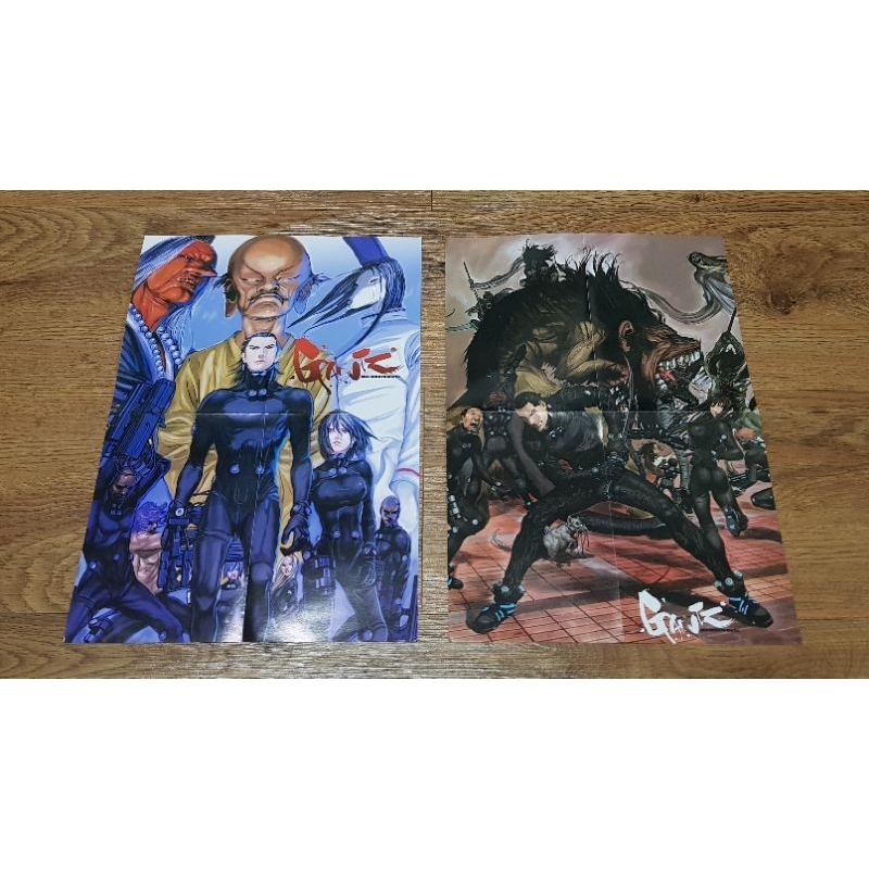Poster Gantz โปสเตอร์ กันสึ ของใหม่ ของแท้ ขนาด 23.5×35 ซม. มี 2 แบบให้ ...