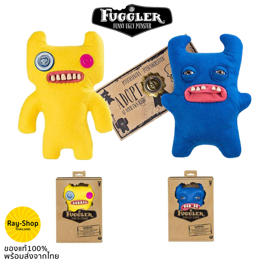 ตุ๊กตา Fuggler Ugly Monster รุ่นแรกน่าเก็บ! มาพร้อมใบCertificated แท้ ...