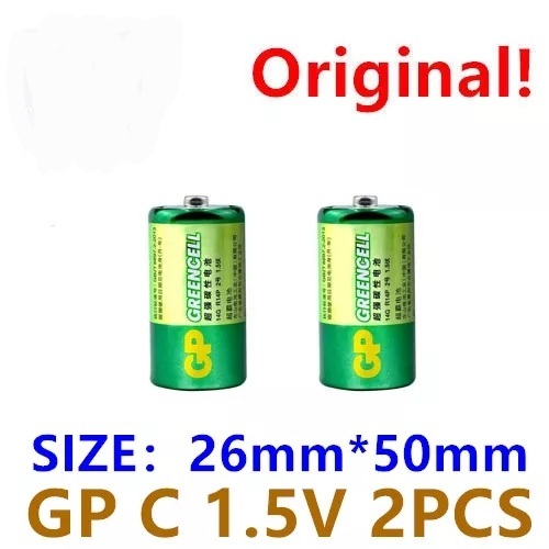 (2PCS)ราคา2ก้อน32บาทพร้อมส่ง ของแท้ราคาโรงงาน ถ่าน GP extra Heavy 14g ...