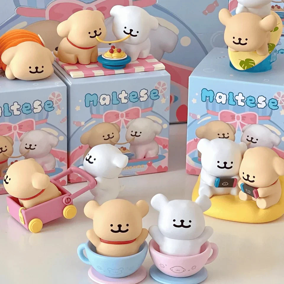 [Maltese Blind Box Enjoy The Moment] กล่องสุ่มมอลทีส ฟิกเกอร์มอลทีส ...