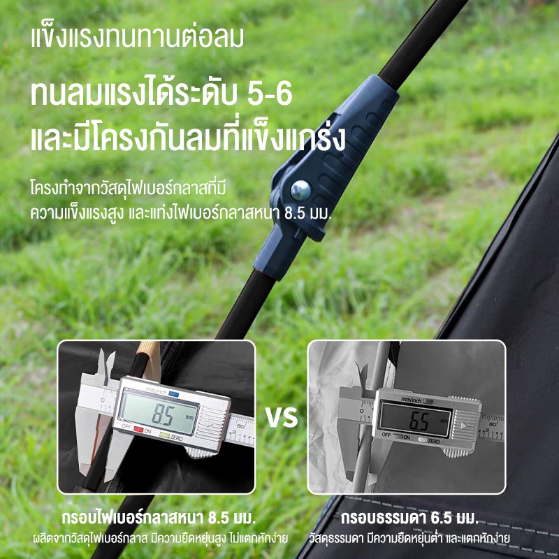 KEEPHIKE เต็นท์ไฮดรอลิค กางอัตโนมัติ สำหรับ 2-3 คน พับได้ กลางแจ้ง กันแดดและกันฝน