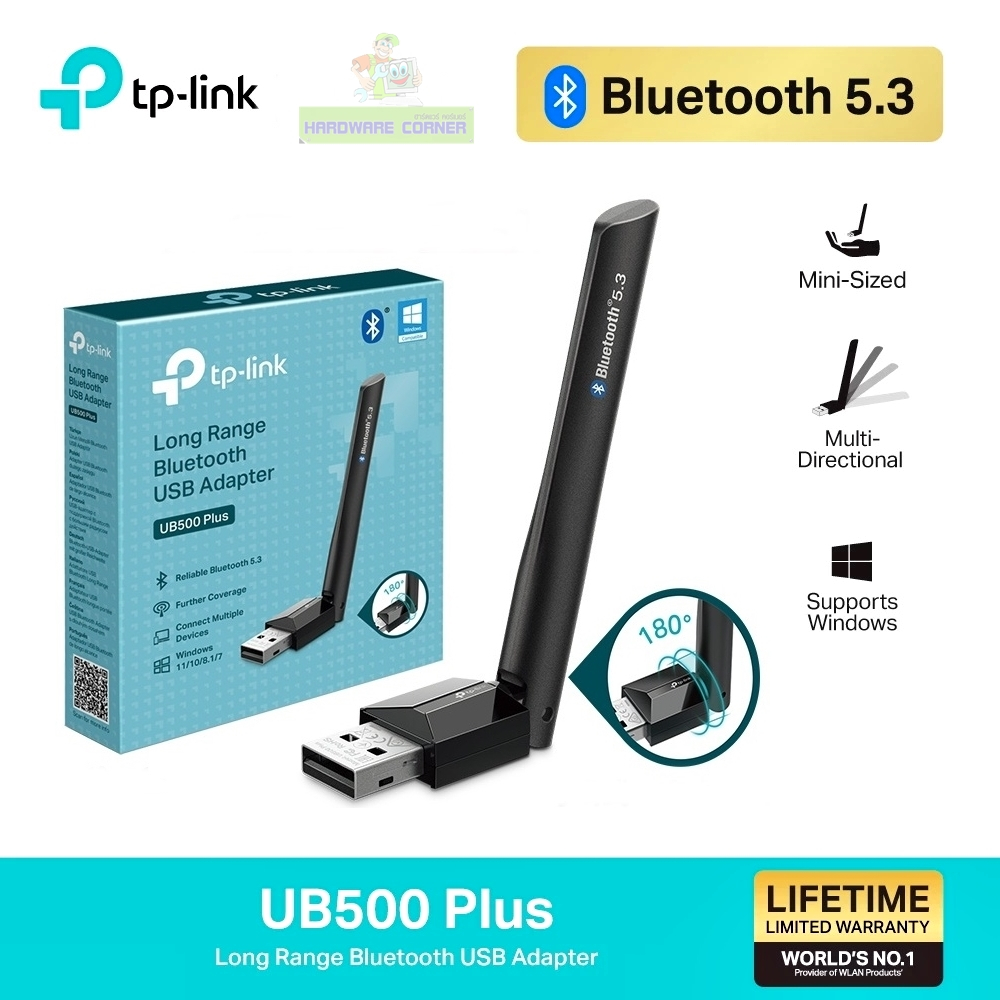 ADAPTADOR BLUETOOTH TP-LINK UB500 PLUS LONG RANGE · Batería, alimentación y dimensiones