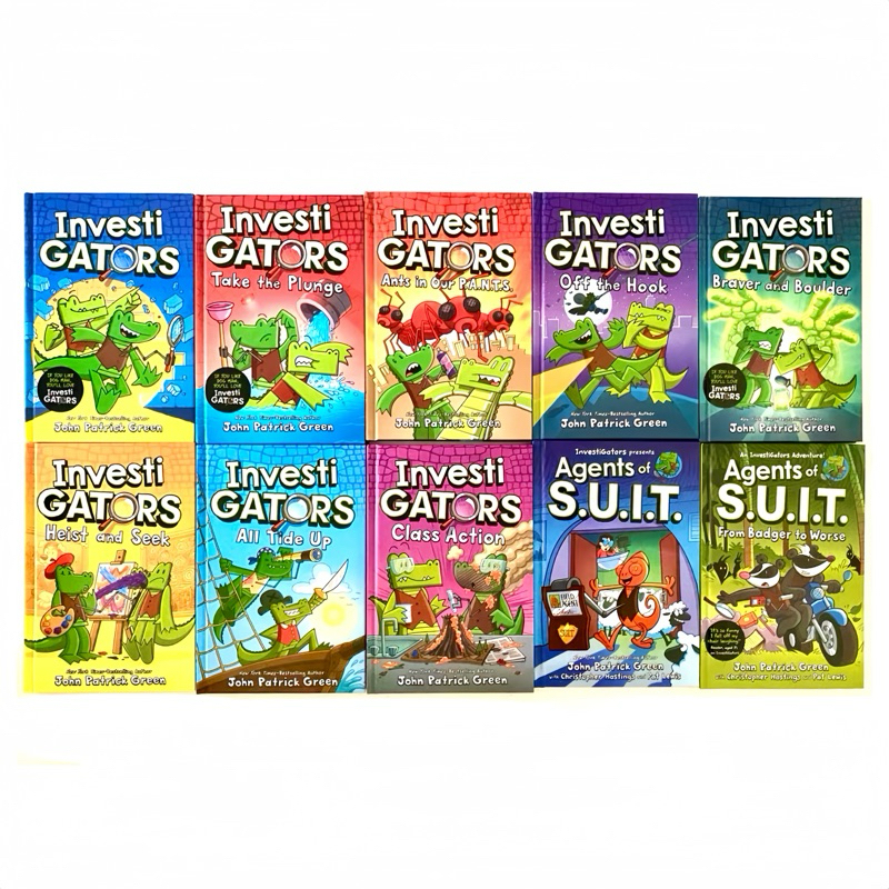 ปกแข็ง InvestiGators 1-10 Full Color English Comic Book Hardcover ...