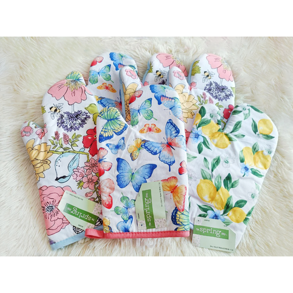 ถุงมือกันความร้อน The Spring Shop ขนาด 7x12 นิ้ว และ ขนาด 7x13 นิ้ว ...