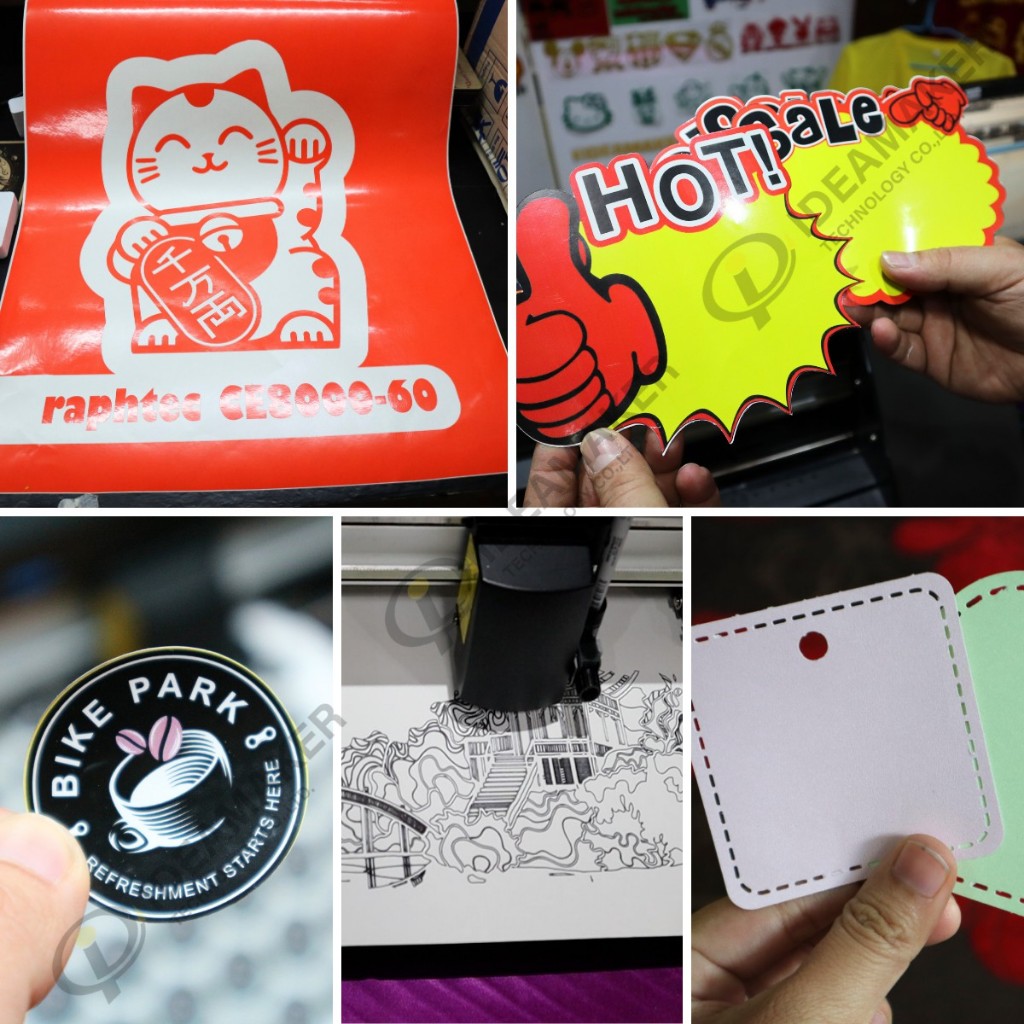 เครื่องตัดกราฟเทค GRAPHTEC CE8000-60 เครื่องไดคัท sticker PVC Vinyl ...