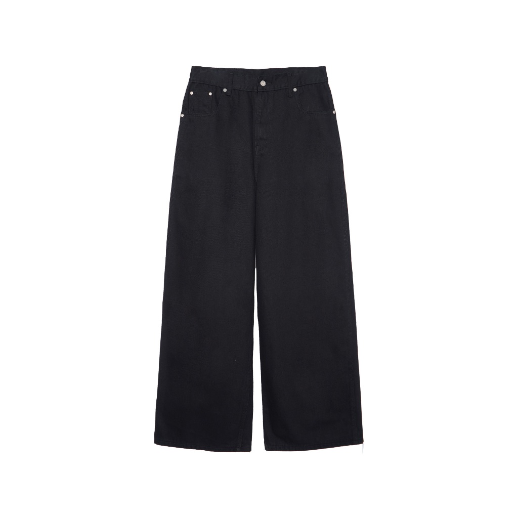 NWL24 nightmare 09 Baggy Jean Black กางเกงขายาว