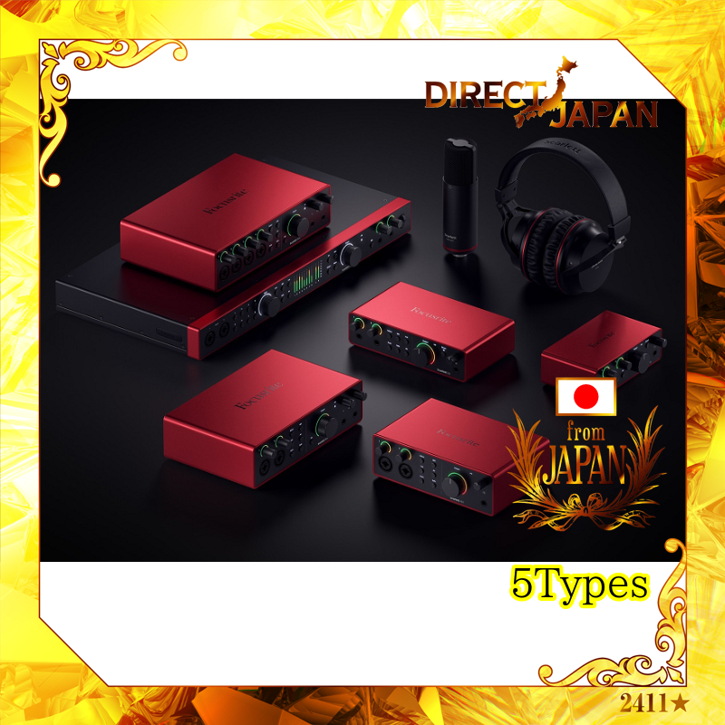 [Focusrite Scarlett] 4th Generation USB Audio Interface [5 Types ...