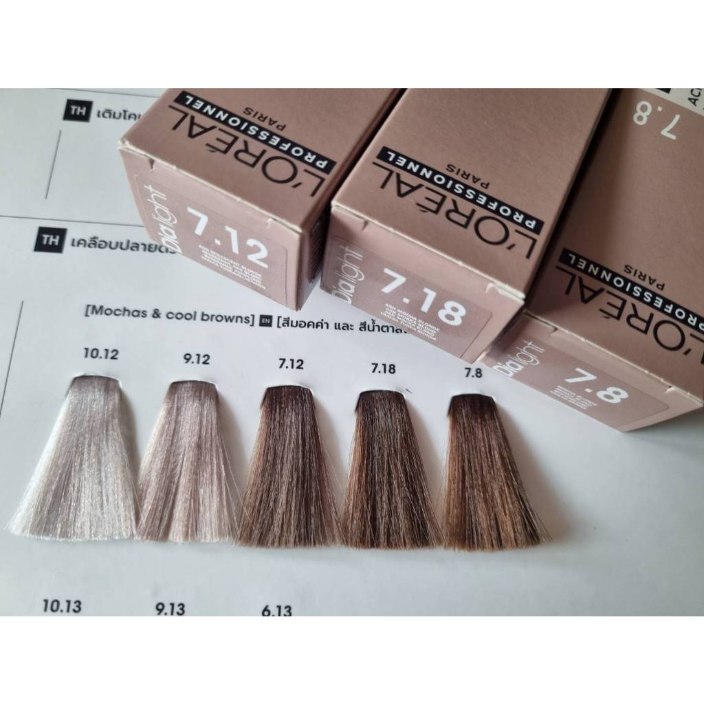 Loreal Dialight ammonia free hair semi permanent color cream 50ml with ...