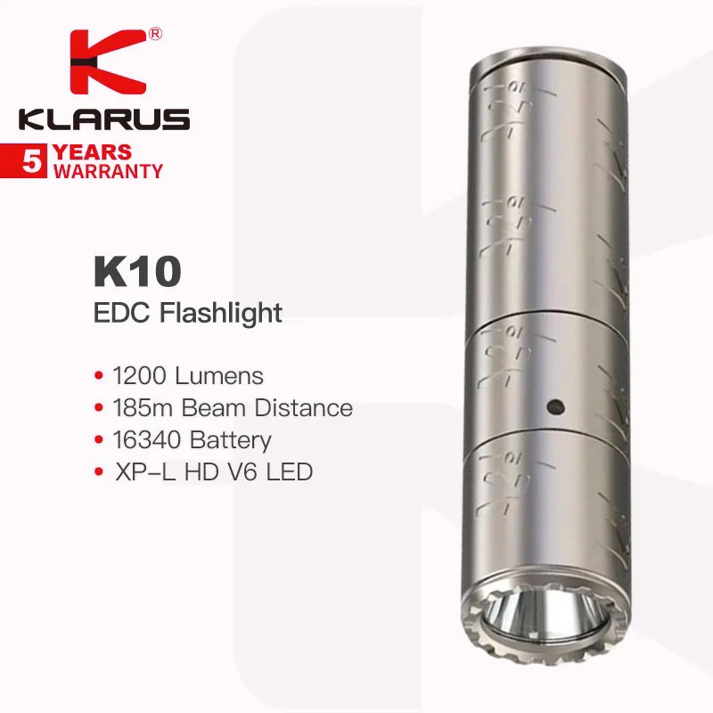 #Klarus K10 Anniversary Limited Edition Flashlight | Shopee Thailand