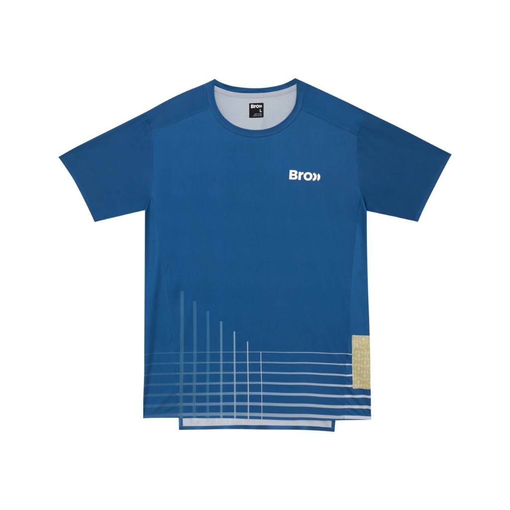 BROOO RUNNING SHIRT SS24 BLUE LAKE | Shopee Thailand