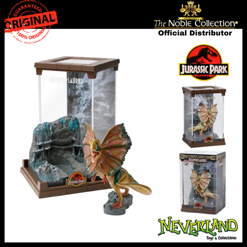 Jurassic Park Collector Dilophosaurus Pluche – Officieel Gelicenseerd – Ca. 25 Cm – Hoogwaardig Geborduurd Detail