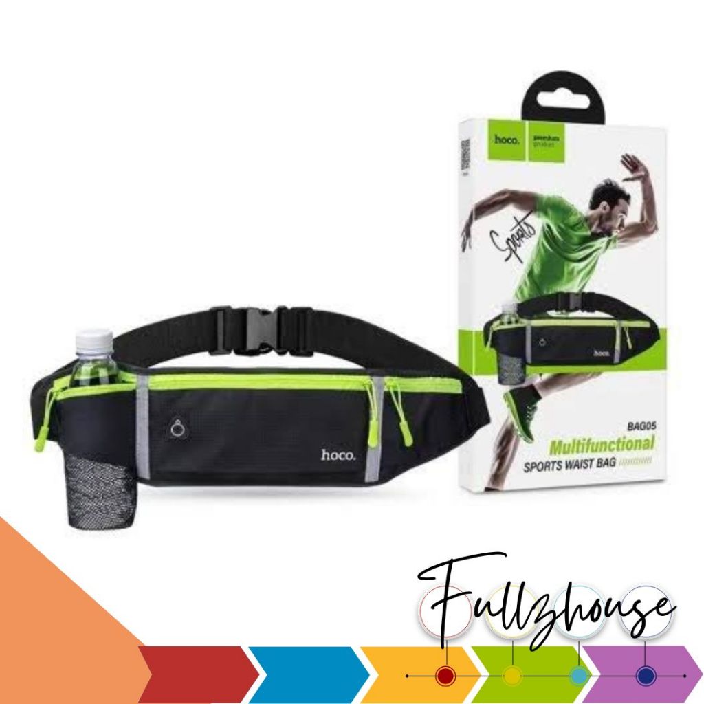 จัดส่งด่วน Hoco BAG05 Sports Waist Bag กระเป๋าคาดเอวสำหรับใส่วิ่ง ใส่ ...