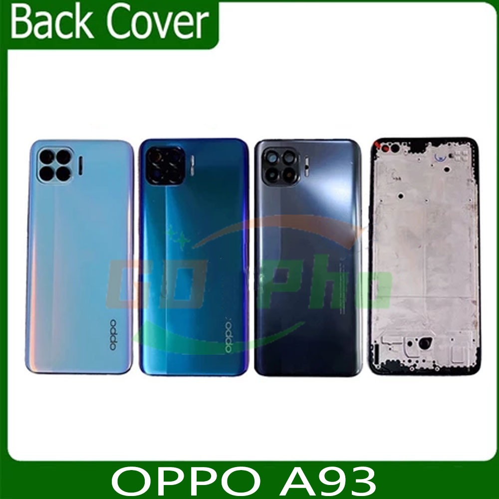 ฝาหลัง OPPO A93 4G / CPH2121 (ฝาหลัง+ เคสกลาง) กระจกหลัง Battery Back ...