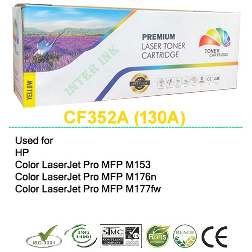 หมึก CF352A (130A) สีเหลือง Color Box | Shopee Thailand