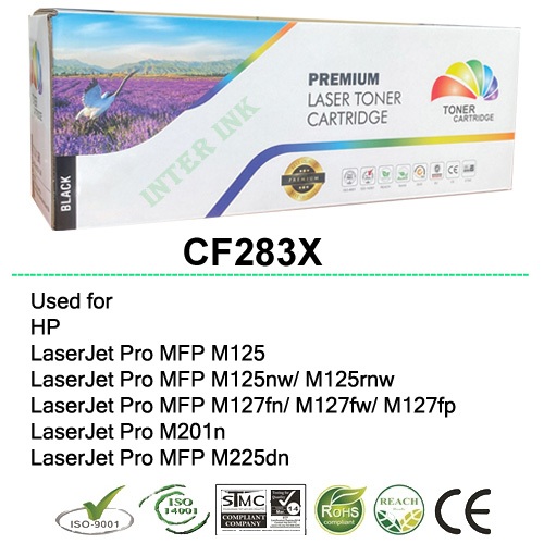 หมึก LaserJet Pro MFP M125/ M126/ M127fn (CF283X) 2.4K Color Box ...