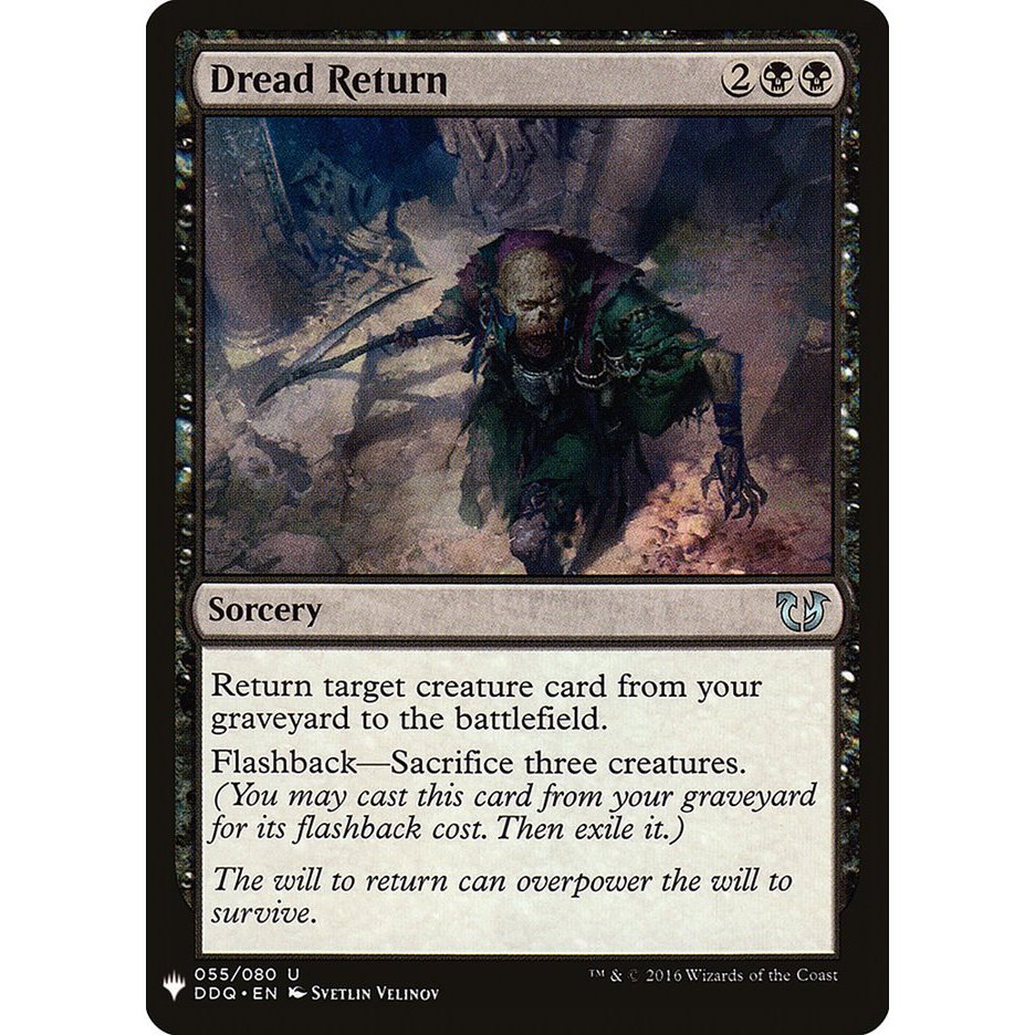Dread Return การ์ด Magic the Gathering [MTG] ของแท้ | Shopee Thailand