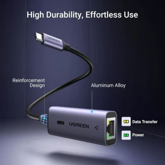 UGREEN USB-C to RJ45 2.5G Ethernet Adapter สำหรับ MacBook Air/Pro, XPS ...
