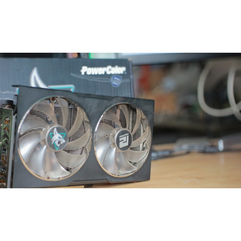 6600 rx6600xt การ์ดจอ VGA GPU POWER COLOR HELLHOUND 8GB GDDR6 + ประกัน ...