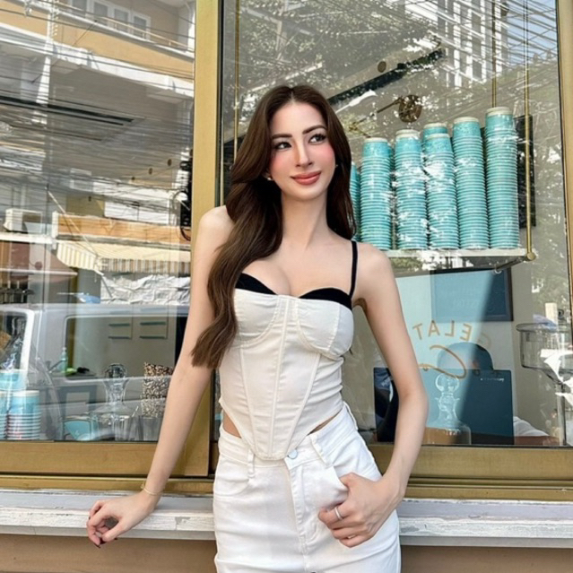 Hotter Sarah Top (เสื้อสายเดี่ยว) #214 | Shopee Thailand