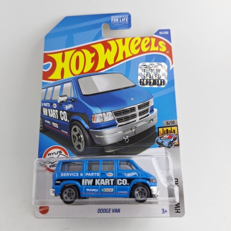 hotwheels-dodge-van-hw-kart-co-service-parts-factory