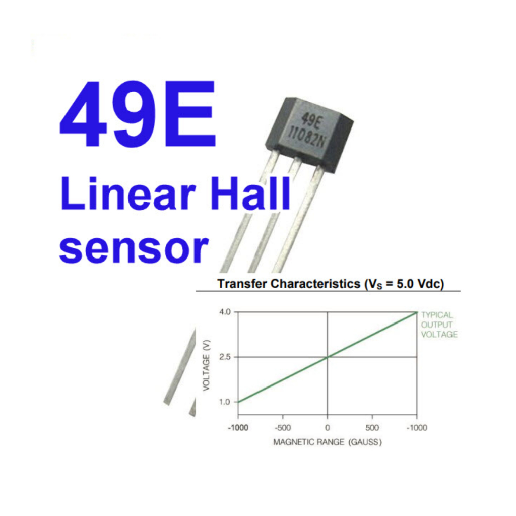 (5ชิ้น) SS49E 49E Linear Hall-Effect Sensor อะไหล่ซ่อมคันเร่งไฟฟ้า ...