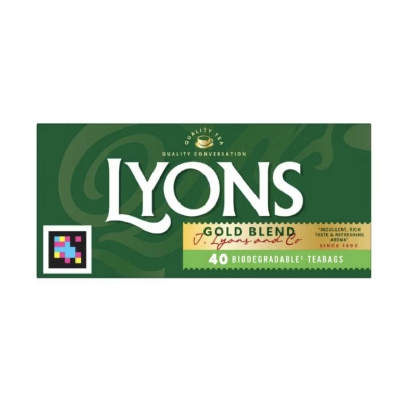 Lyons Gold Label Tea 40 Tea Bag's 116g - โกลด์ เบรนด์ ชาดำอบแห้ง (ตรา ...