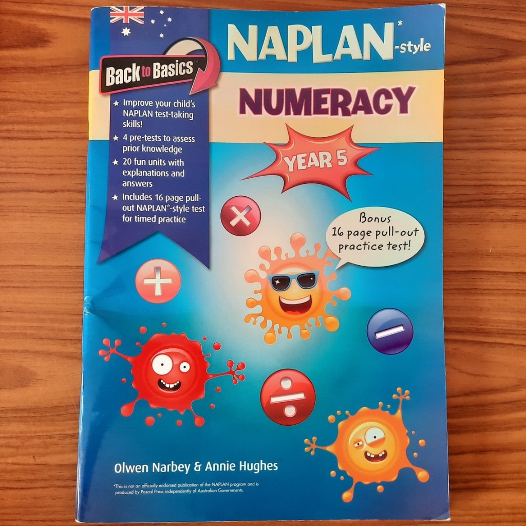 (มือสอง) [ภาษาอังกฤษ] หนังสือ สอนคณิตศาสตร์เด็ก NAPLAN Numeracy สอน ...