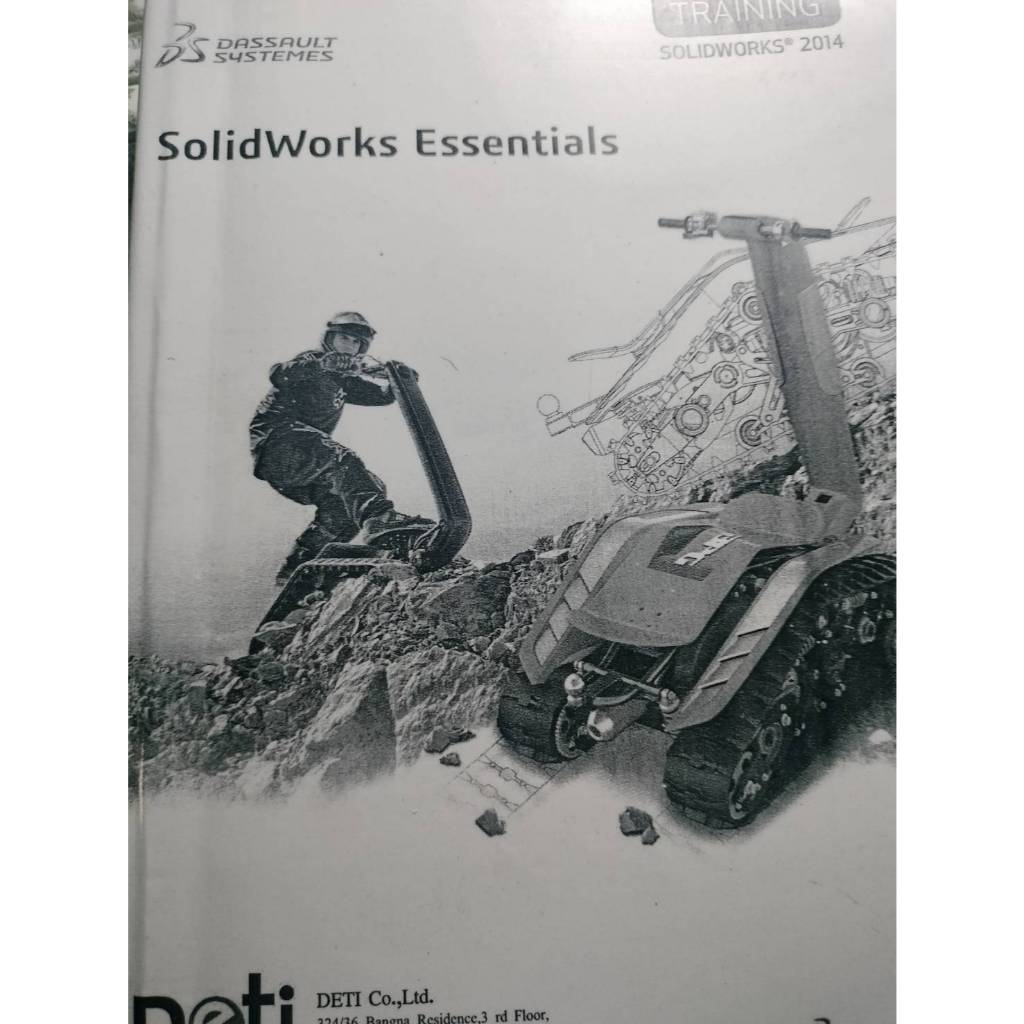 solidworks essentials *****หนังสือมือ2 สภาพ 80%****ฉบับถ่ายเอกสาร ...