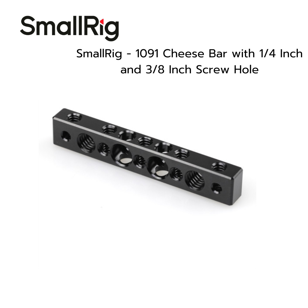 SMALLRIG Mini Mounting Plate With Threaded Holes, Cheese Bar Plate For Mounting - Foto 4