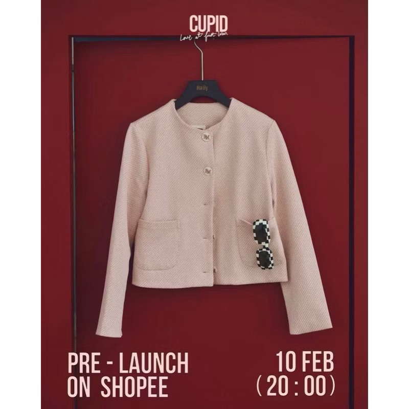 Rally Movement (RM Buttons jacket สี Cupid พร้อมส่ง) | Shopee Thailand