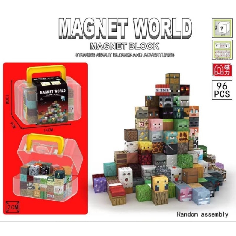 inecraft magnet Box Minecraft แมดเนทบ๊อค | Shopee Thailand