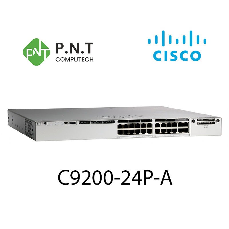 Cisco Catalyst 9200L 24-port PoE+, 4 x 1G, Network Advantage Switch ...