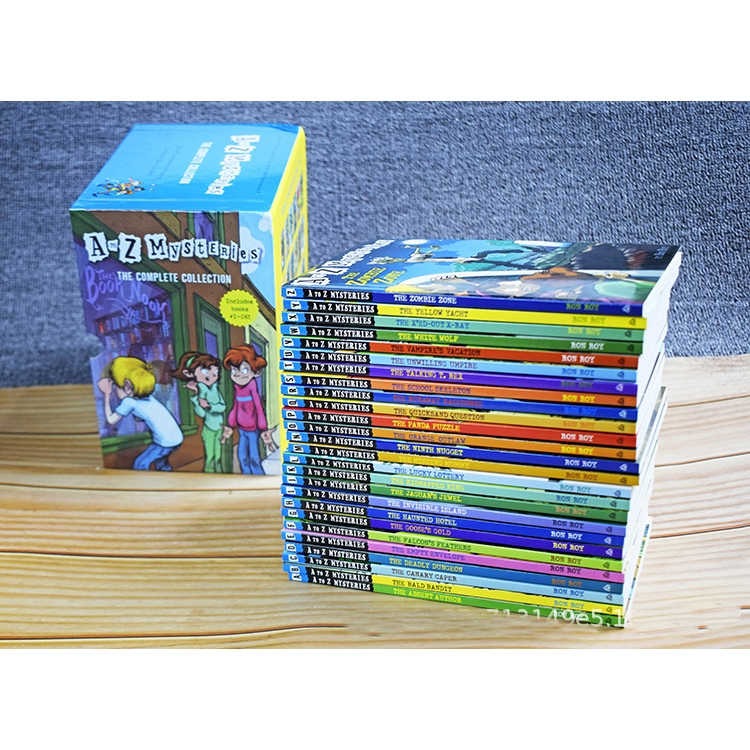 26 Books/set A To Z Mysteries Ron Roy Children Detective Reasoning ...