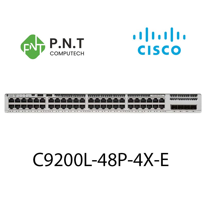 Cisco Catalyst 9200L 48-port PoE+, 4 x 10G, Network Essentials Switch ...