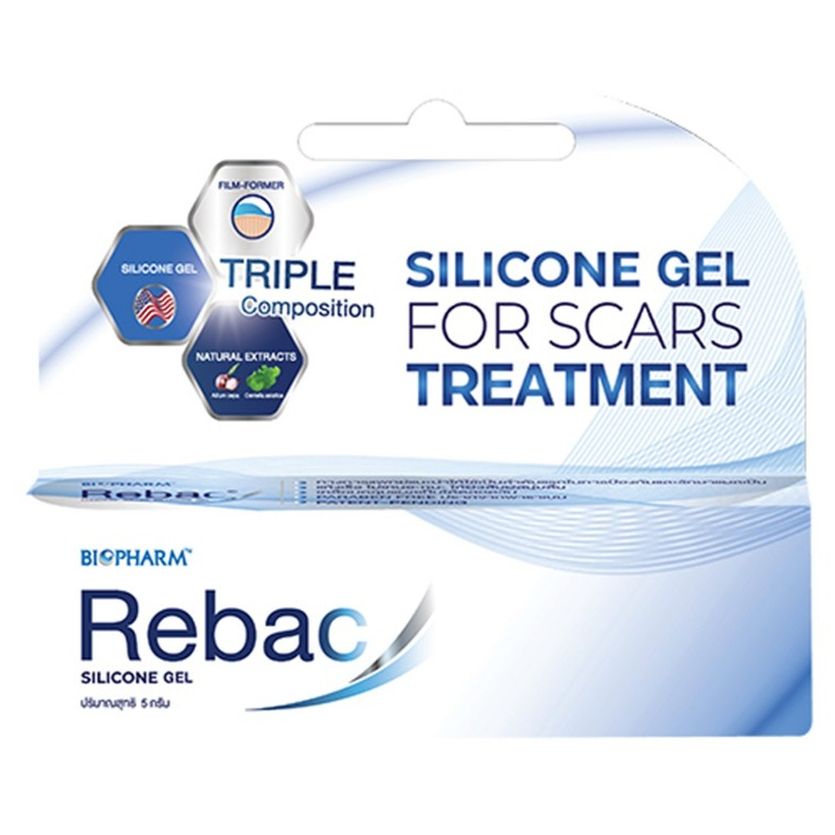 BIOPHARM Rebac Silicone Gel รีแบค ซิลิโคนเจล เจลลดรอยแผลเป็น | Shopee ...