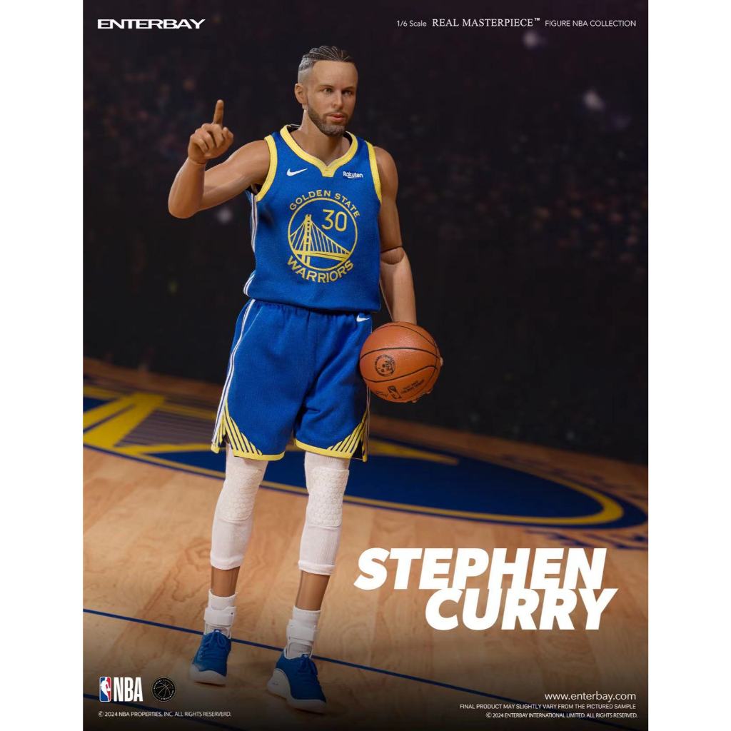 ENTERBAY RM-1099 ステフィン・カリー STEPHEN CURRY ENTERBAY Real Masterpiece RM-1099 NBA 1/6 Stephen Curry Wax Figure