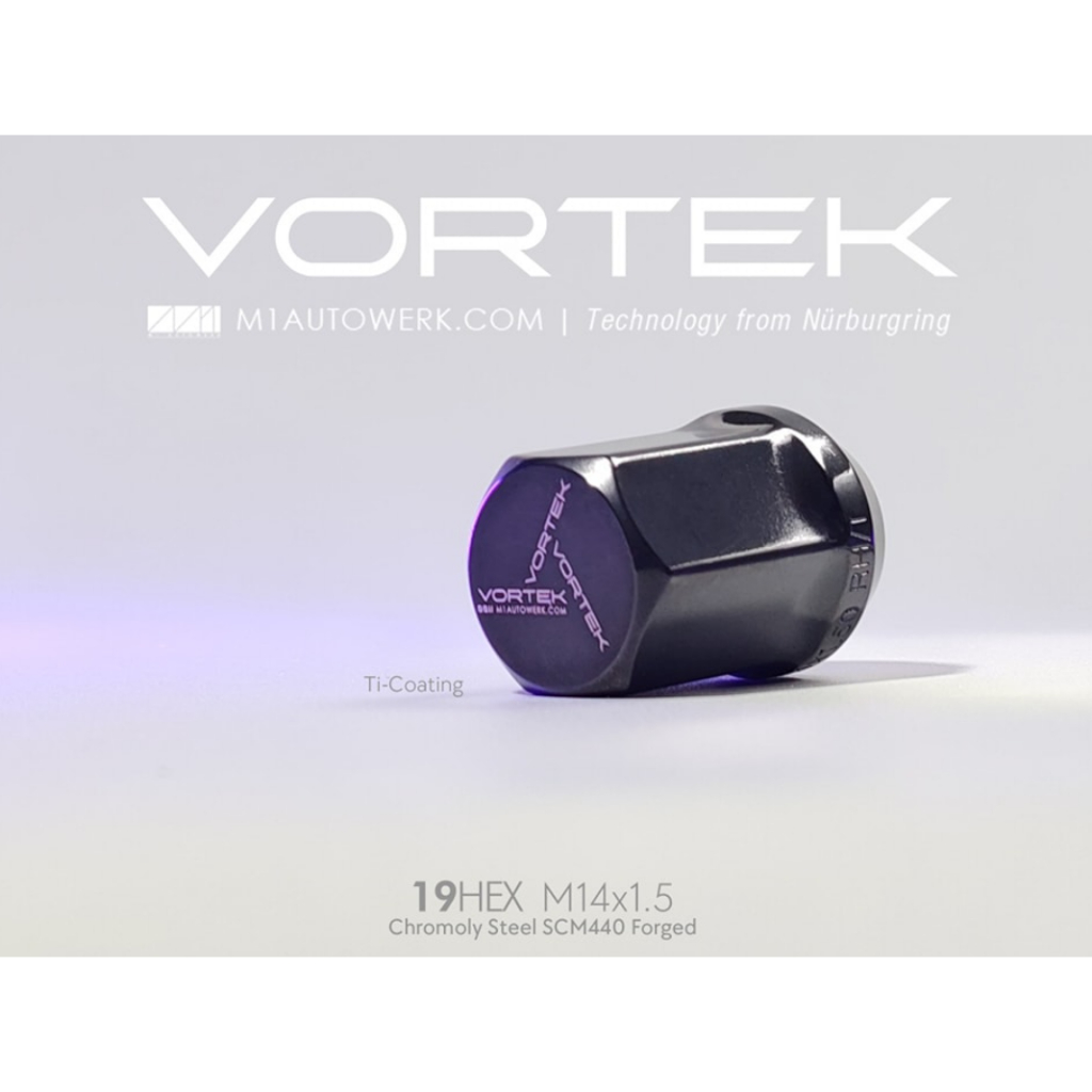 น็อตล้อ M1 Vortex vortek Chromoly Steel Wheel Nuts โครโมรี M14 x 1.5 ...