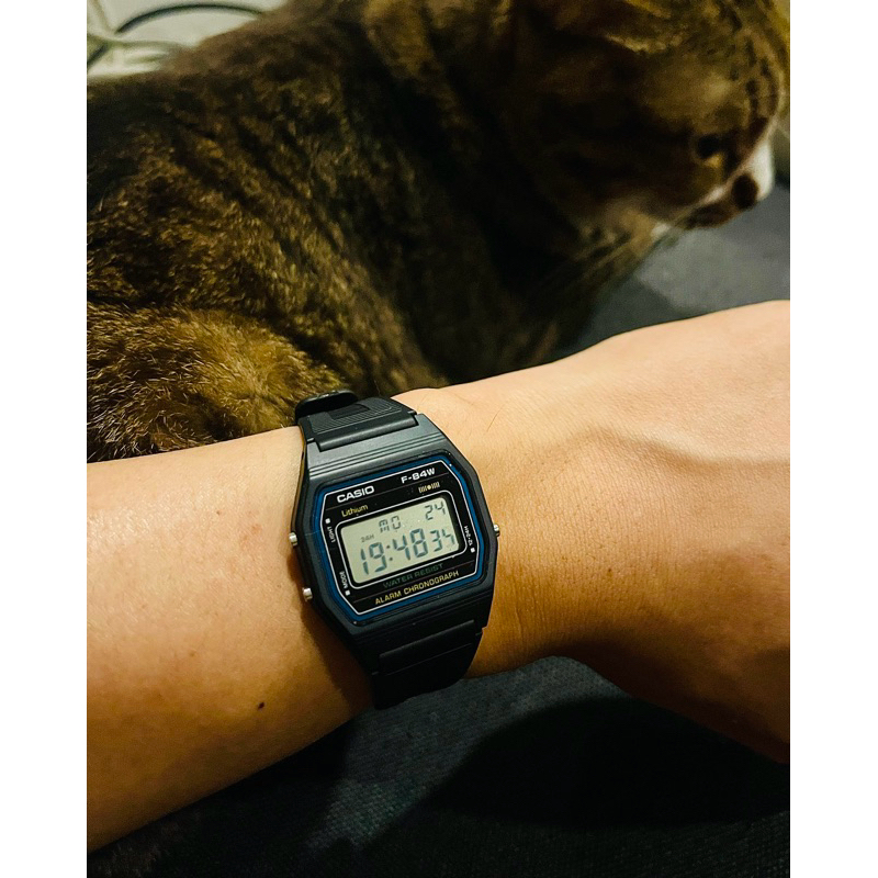 CASIO F-84W-1QJH Black Digital Watch | Men's Standard With Black Light | Official & New 9 thumbnail image