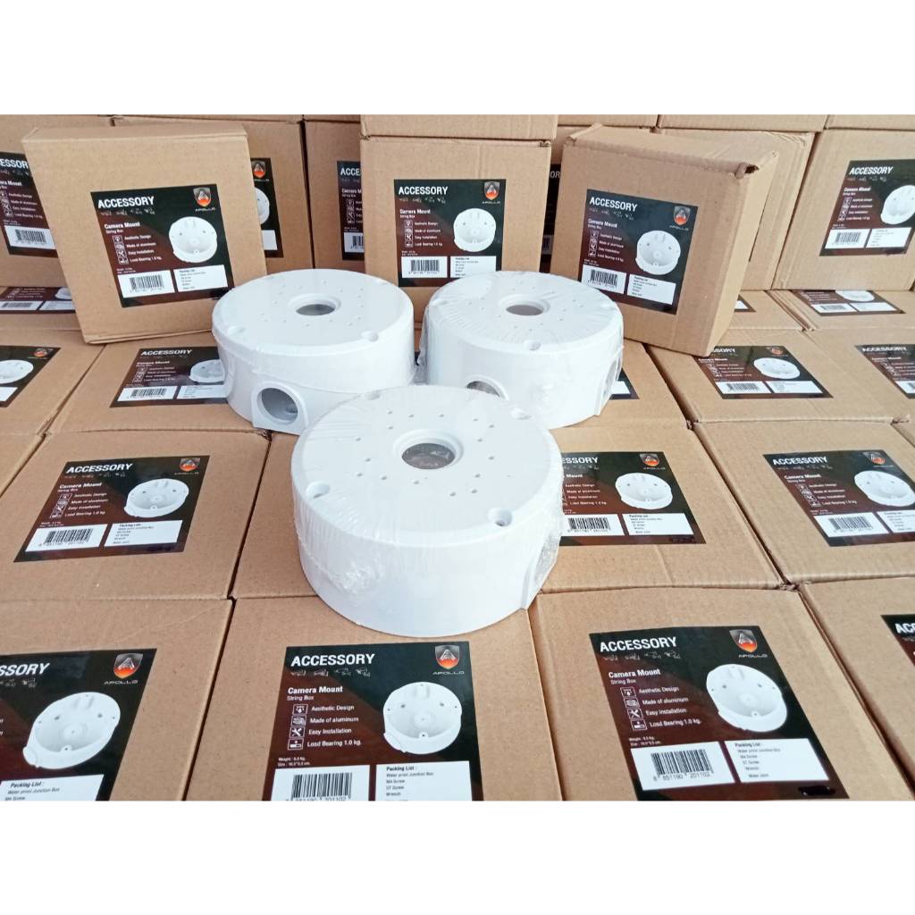 APOLLO กล่องยึดกล้องวงจรปิด กันน้ำได้ Plastic Water-Proof Junction Box ...