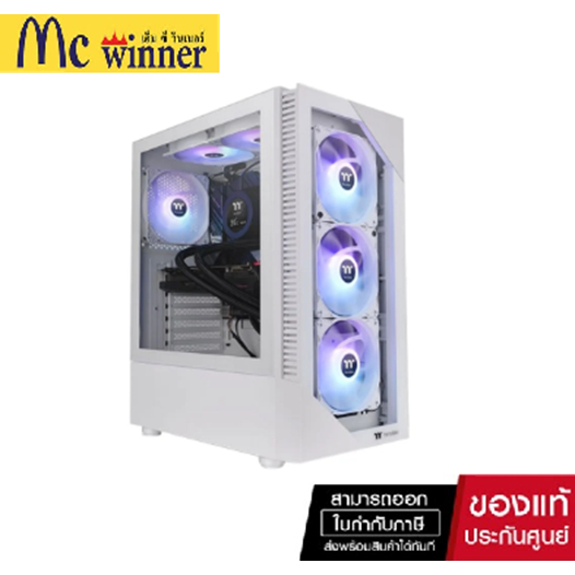 CASE (เคส) THERMALTAKE VIEW 200 TG ARGB SNOW (WHITE) (ATX) (CA-1X3 ...