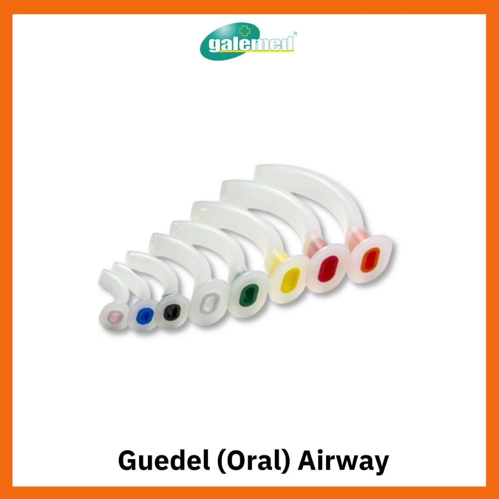 Galemed Guedel (Oral) Airway ท่อเปิดทางเดินหายใจ ทางปากวัสดุทำจาก ...