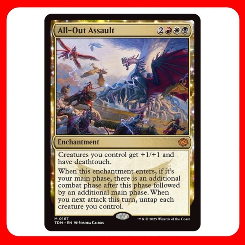[MTG] All-Out Assault [TDM] [MULTI] [MYTHIC] [NORMAL] [ENG] (การ์ดเมจิค ...