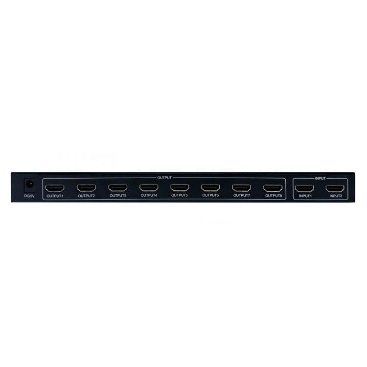 VANZEL 4K30 2 IN 8 OUT HDMI Switch + Splitter รุ่น SH-SP208 (ภาพ ...