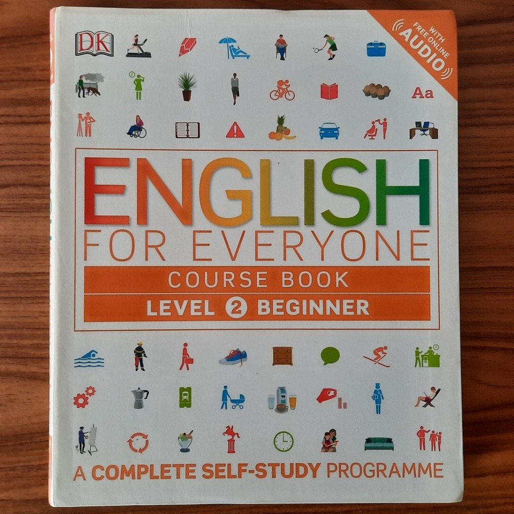(มือสอง) หนังสือ ENGLISH FOR EVERYONE COURSE BOOK LEVEL 2 BEGINNER [ DK ...