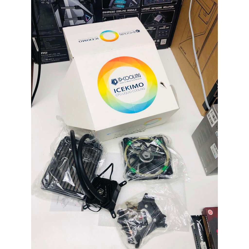 CPU LIQUID COOLER ID COOLING ICEKIMO 120B ชุดน้ำ 1 ตอน ของใหม่ **มี ...