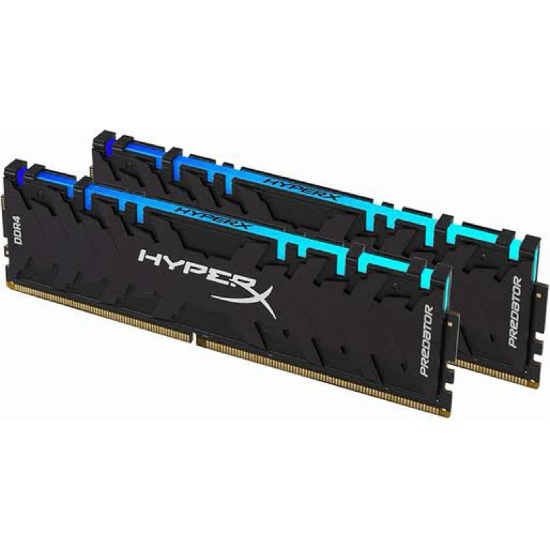 แรม RAM DDR4/3200 32GB KINGSTON HYPER-X PREDATOR RGB (16GBx2) 32GB